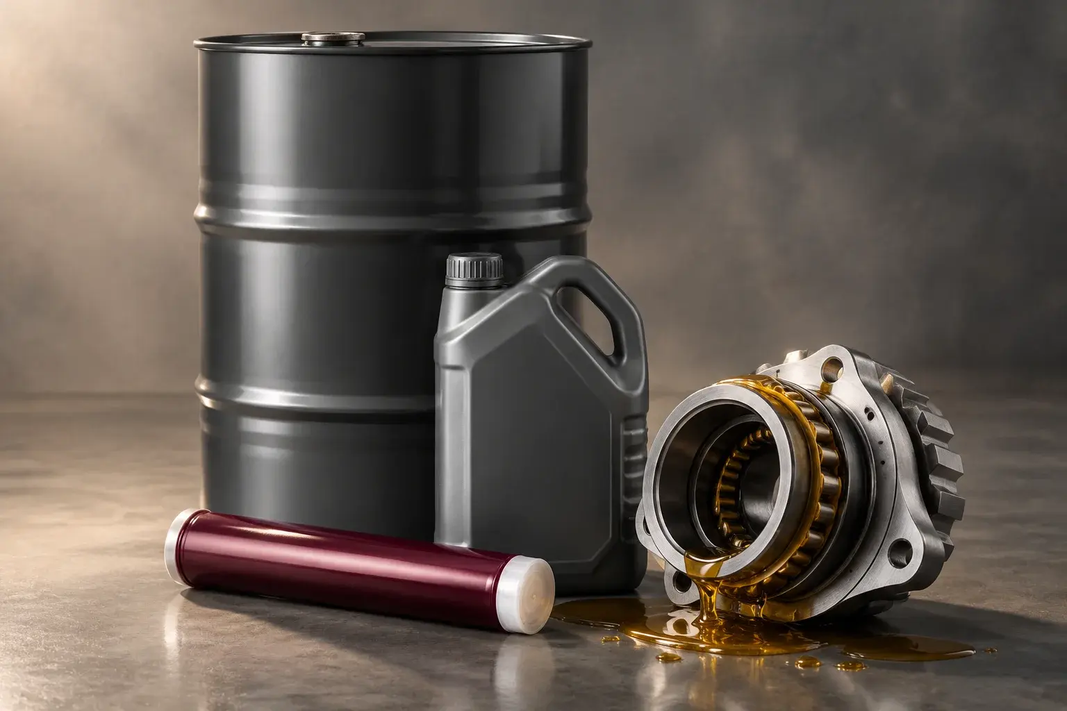 Lubricants & greases illustrative product arrangement